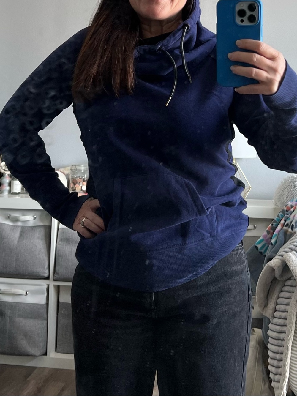 Calvin Klein Performance Navy Crewneck Top